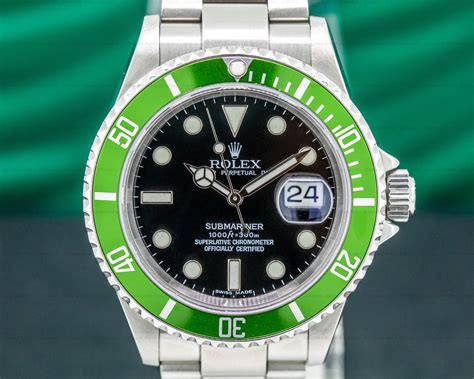 rolex submariner green bezel 50th anniversary price